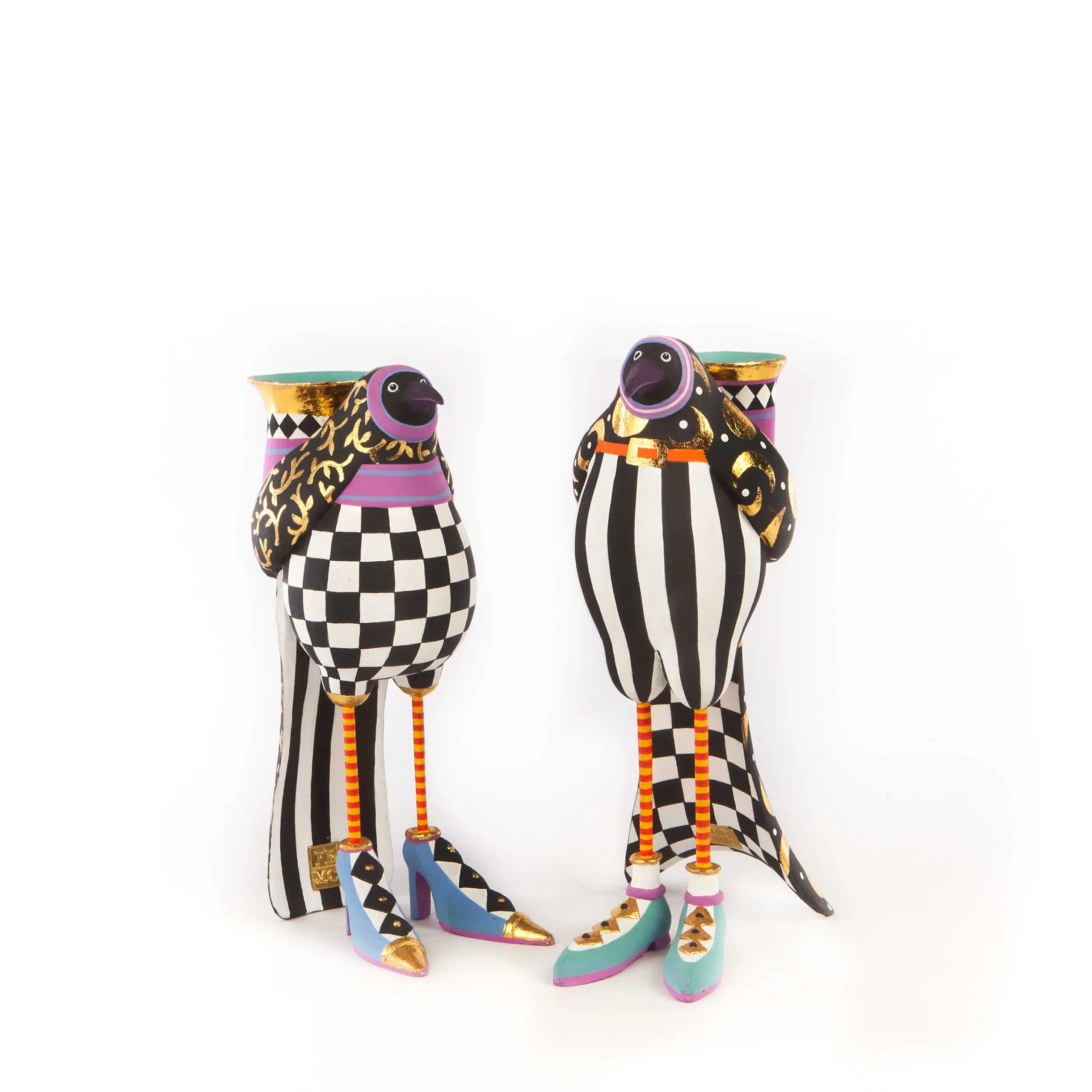 Patience Brewster Carla Crow Candle Holder|MacKenzie-Childs Sale