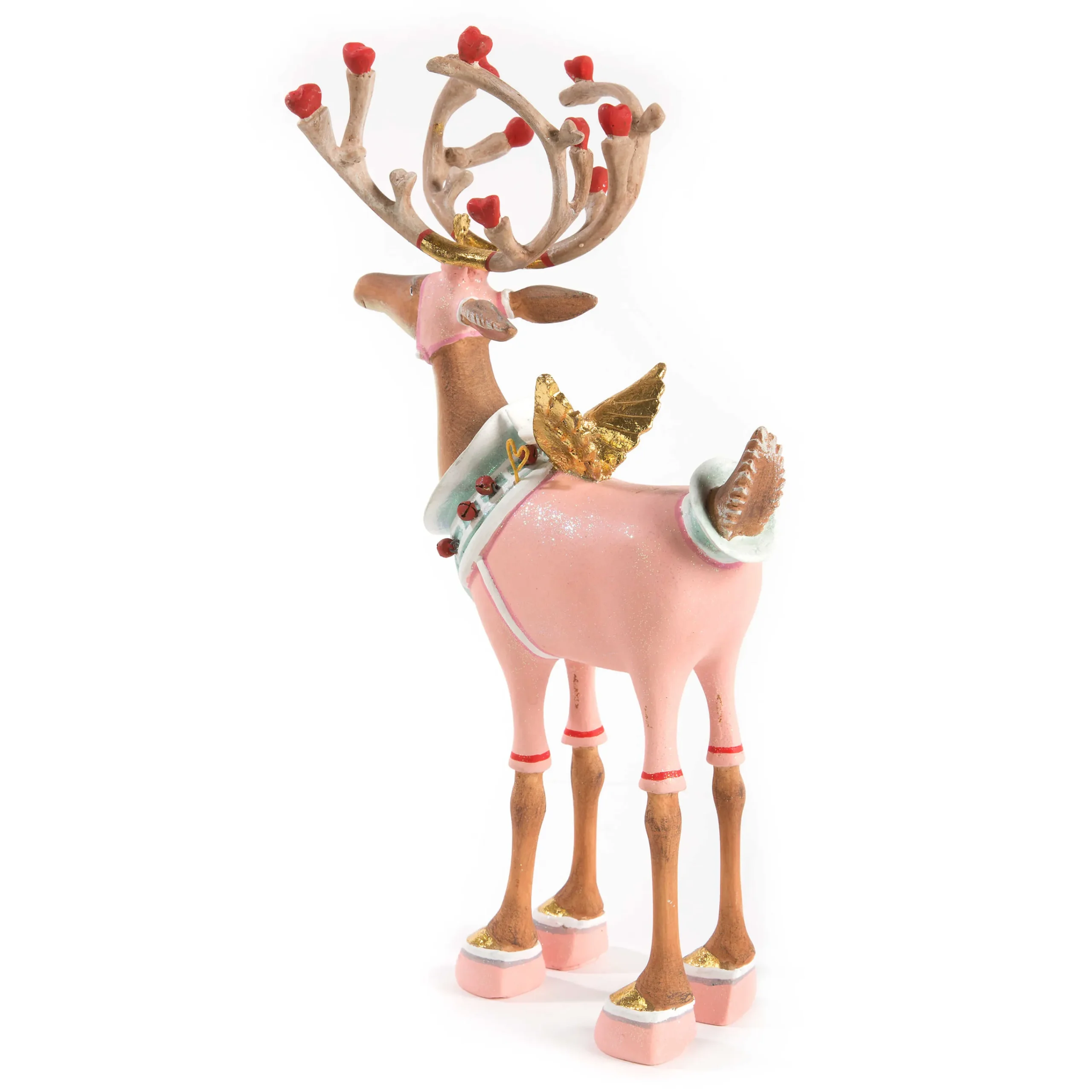 Patience Brewster Dash Away Cupid Reindeer Figure|MacKenzie-Childs Clearance