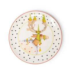 Patience Brewster Dash Away Dessert Plates - Set Of 4|MacKenzie-Childs Online
