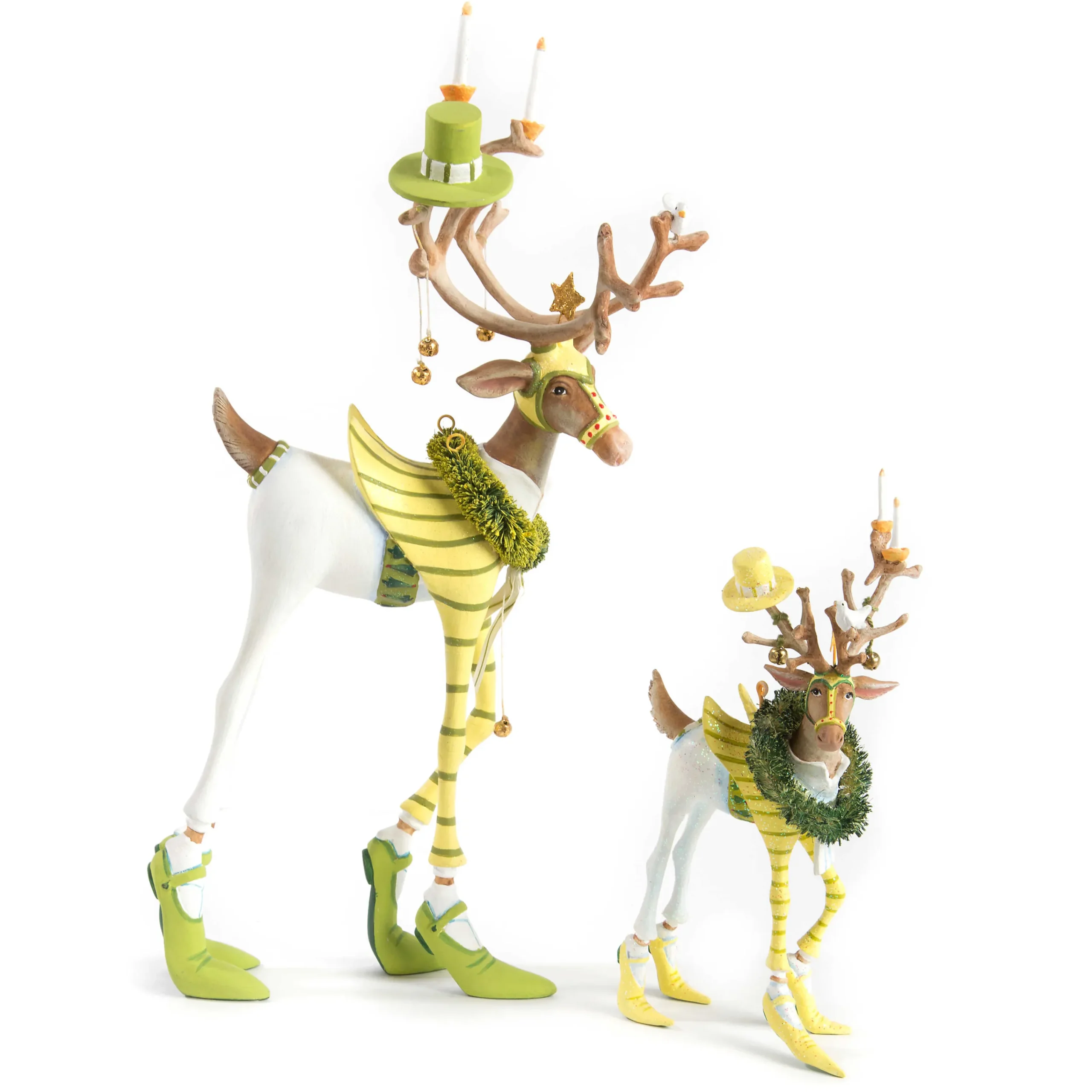 Patience Brewster Dash Away Prancer Reindeer Figure|MacKenzie-Childs Best