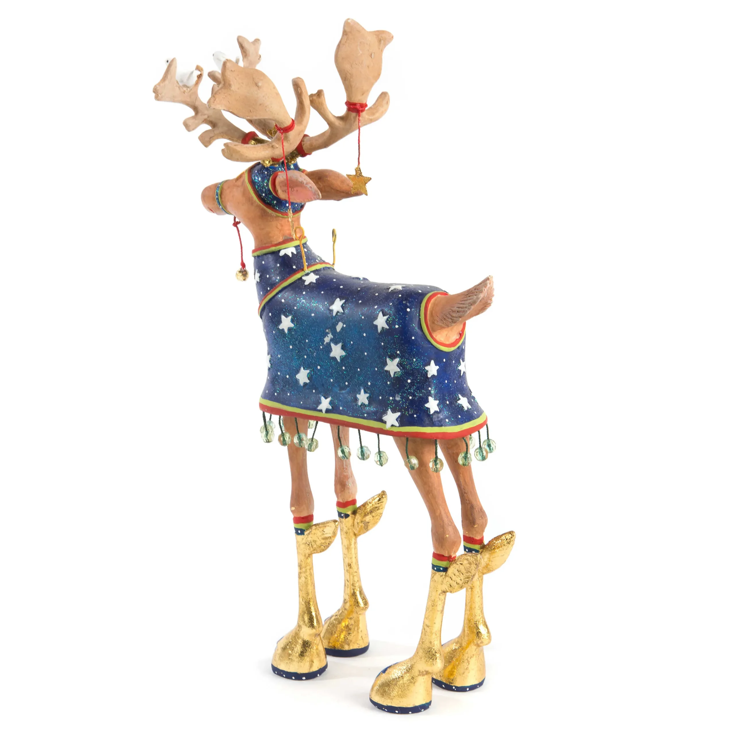 Patience Brewster Dash Away Comet Reindeer Figure|MacKenzie-Childs Best