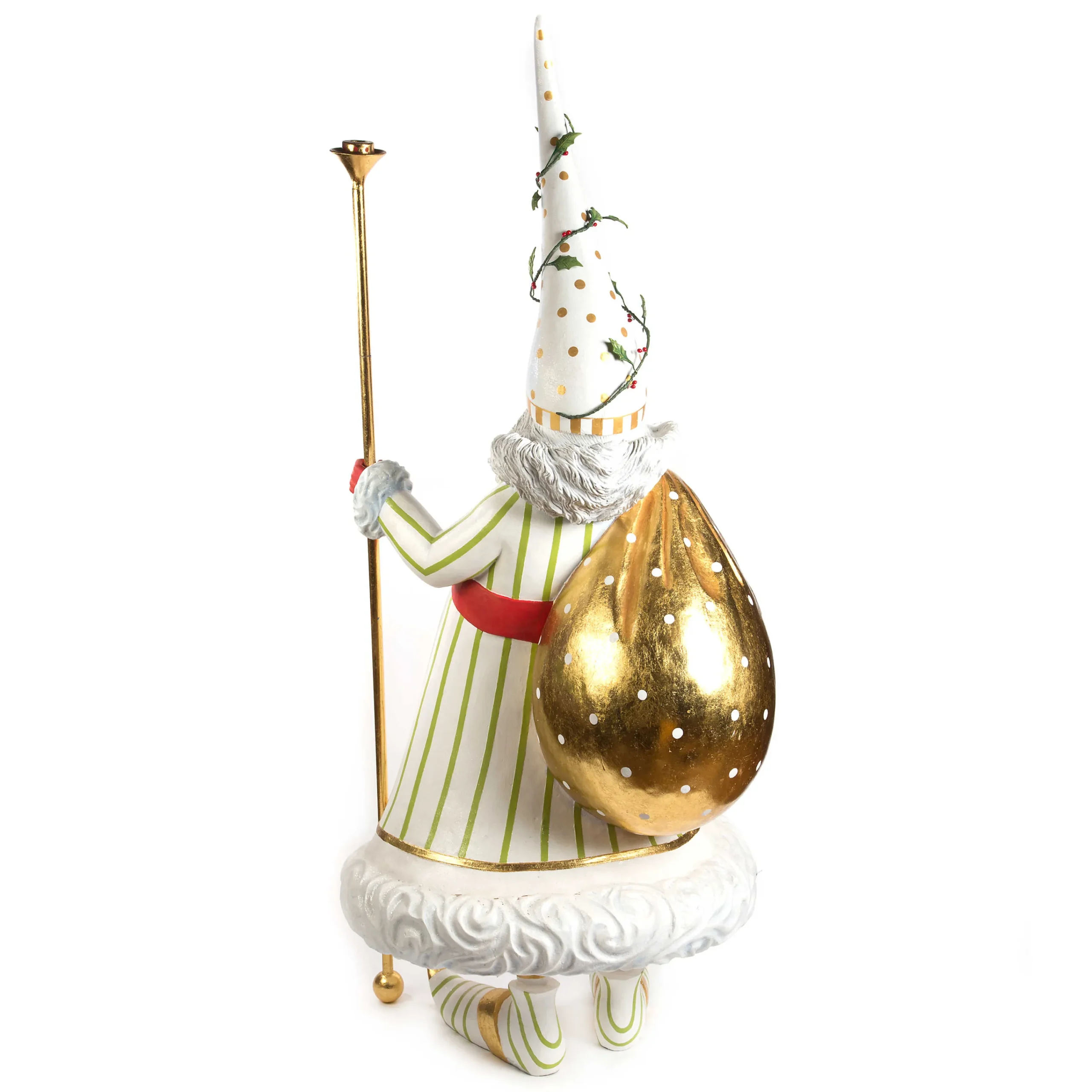Patience Brewster Dash Away Candlelight Santa Display Figure|MacKenzie-Childs Hot