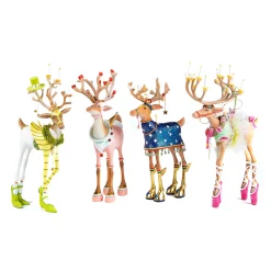Patience Brewster Dash Away Reindeer Figure Set-B|MacKenzie-Childs Discount