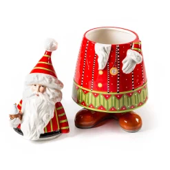 Patience Brewster Dash Away Santa Cookie Jar|MacKenzie-Childs Online