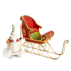 Patience Brewster Dash Away Candlelight Santa Figure|MacKenzie-Childs Online