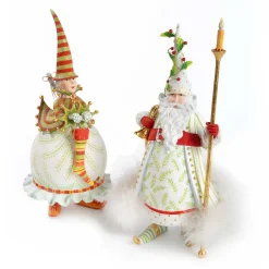 Patience Brewster Dash Away Mrs. Santa Figure|MacKenzie-Childs Discount