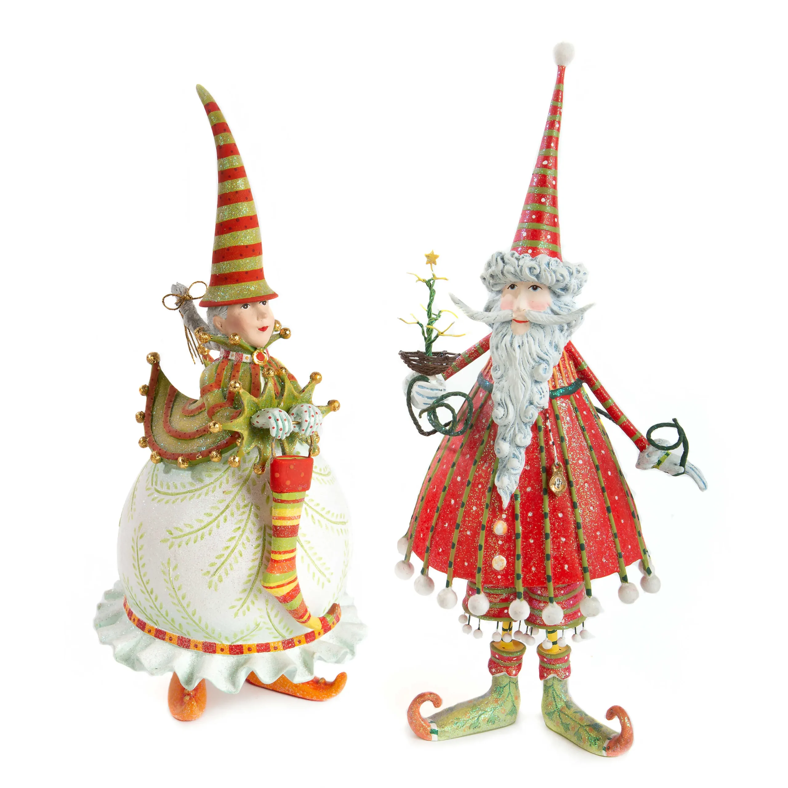 Patience Brewster Dash Away Mrs. Santa Figure|MacKenzie-Childs Discount