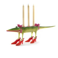 Patience Brewster Gloria Alligator Candle Holder|MacKenzie-Childs New