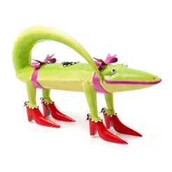 Patience Brewster Gloria Alligator Watering Can|MacKenzie-Childs Sale