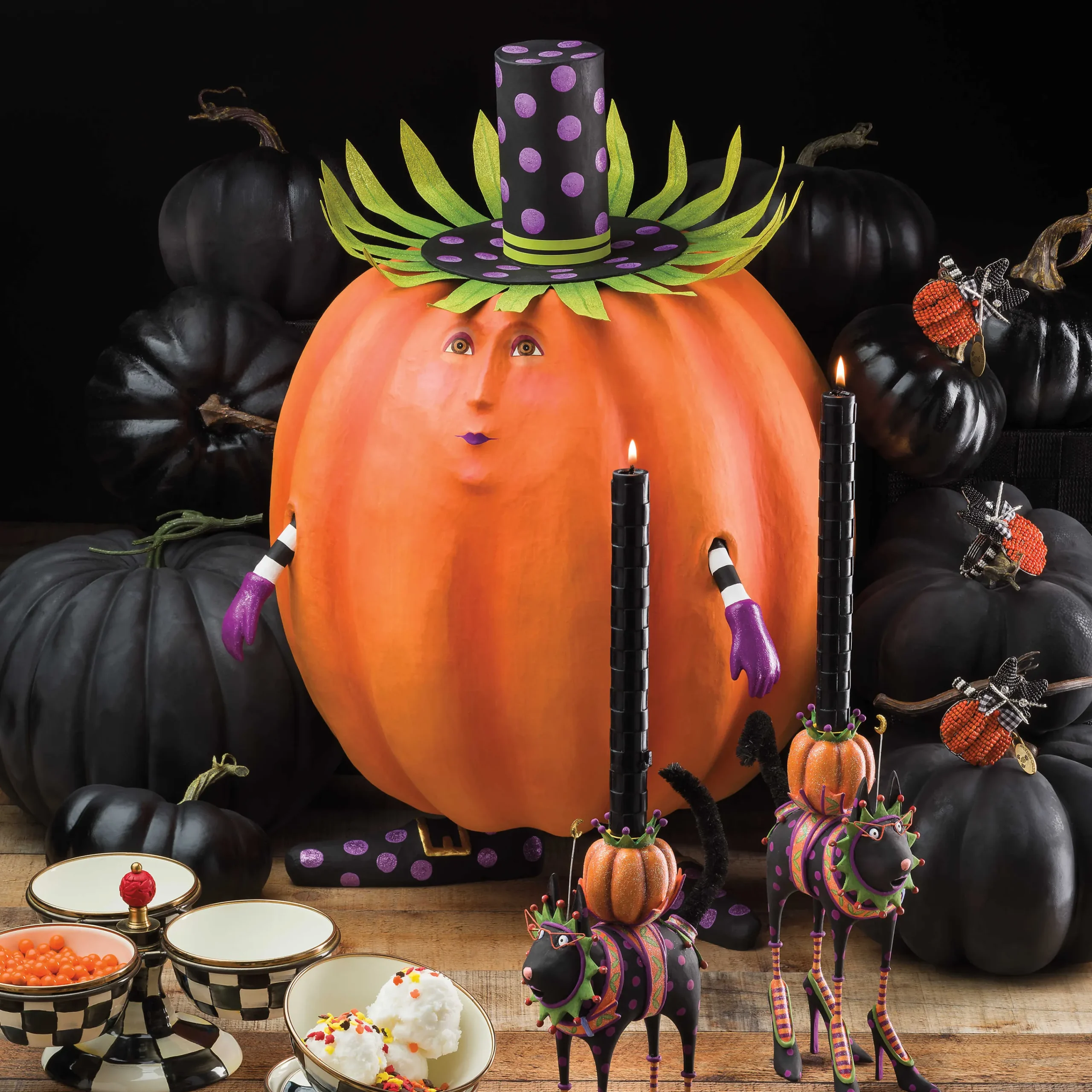 Patience Brewster Gourdon Pumpkin Display Figure|MacKenzie-Childs Hot