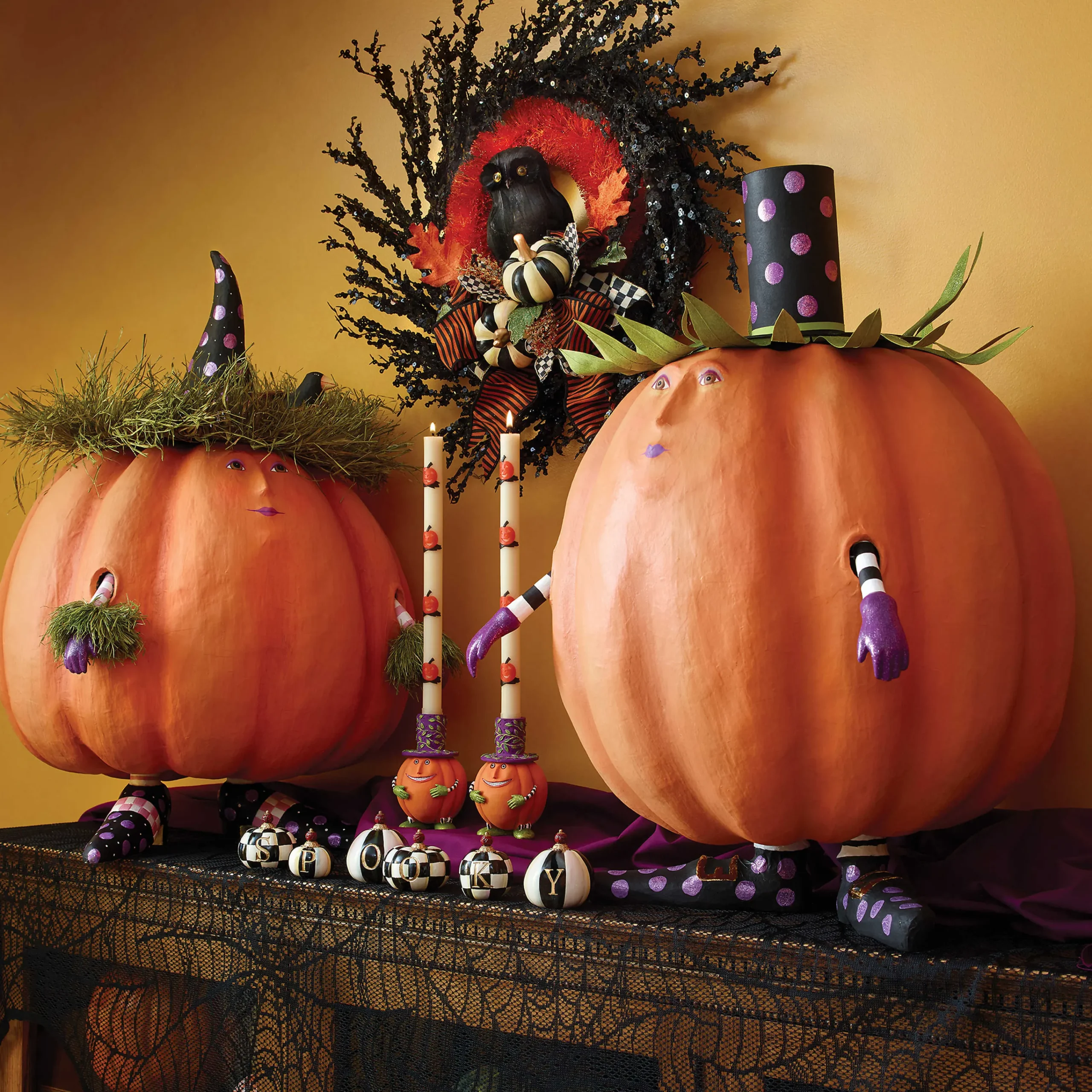 Patience Brewster Gourdon Pumpkin Display Figure|MacKenzie-Childs Hot