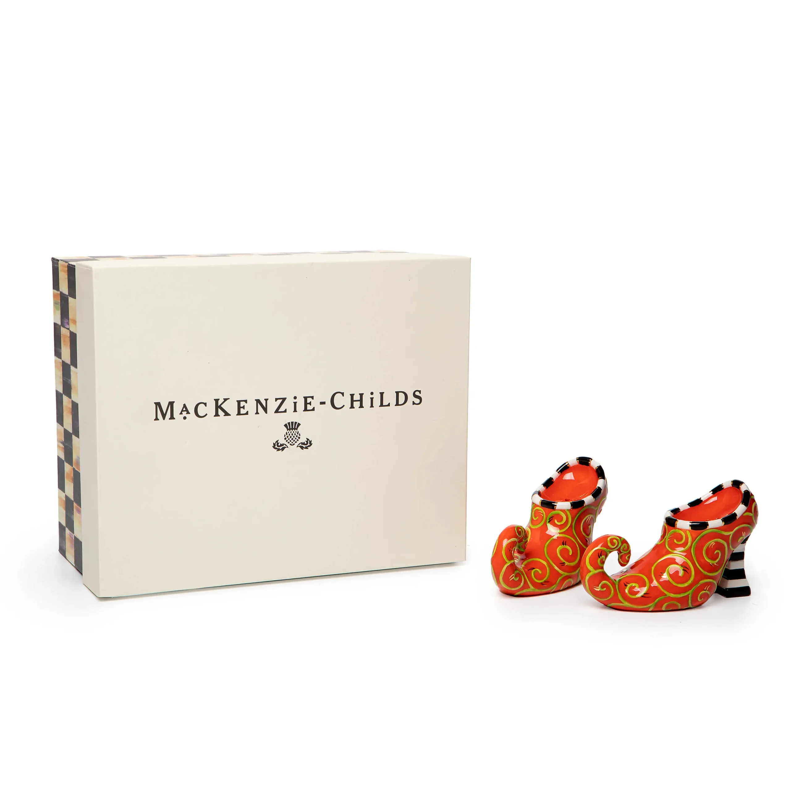 Patience Brewster High Heel Shoe Salt & Pepper Set|MacKenzie-Childs Sale