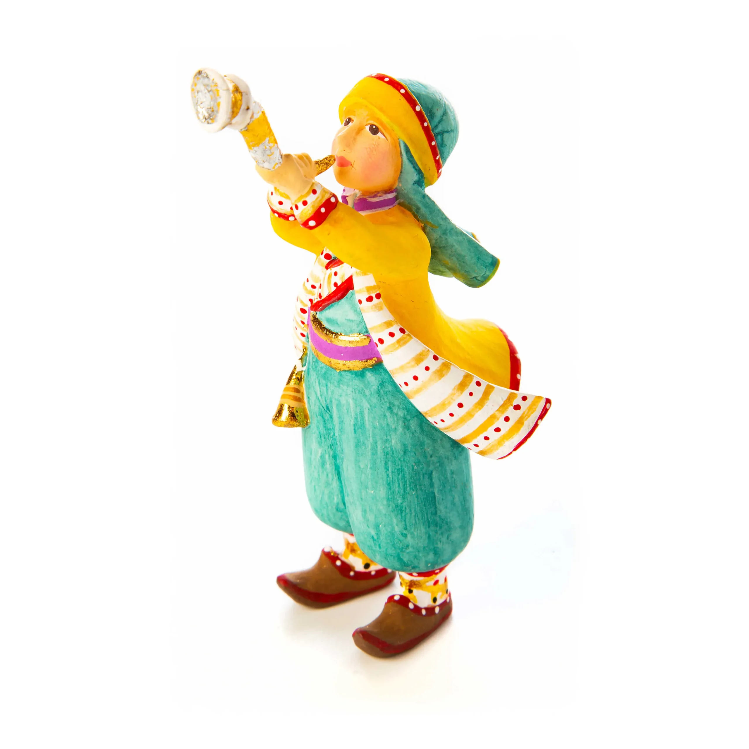 Patience Brewster Mini Nativity Shofar Player|MacKenzie-Childs Online