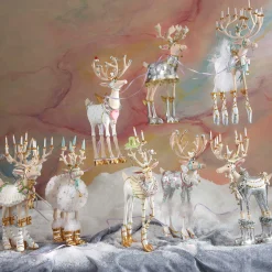 Patience Brewster Moonbeam Comet Reindeer Figure|MacKenzie-Childs New