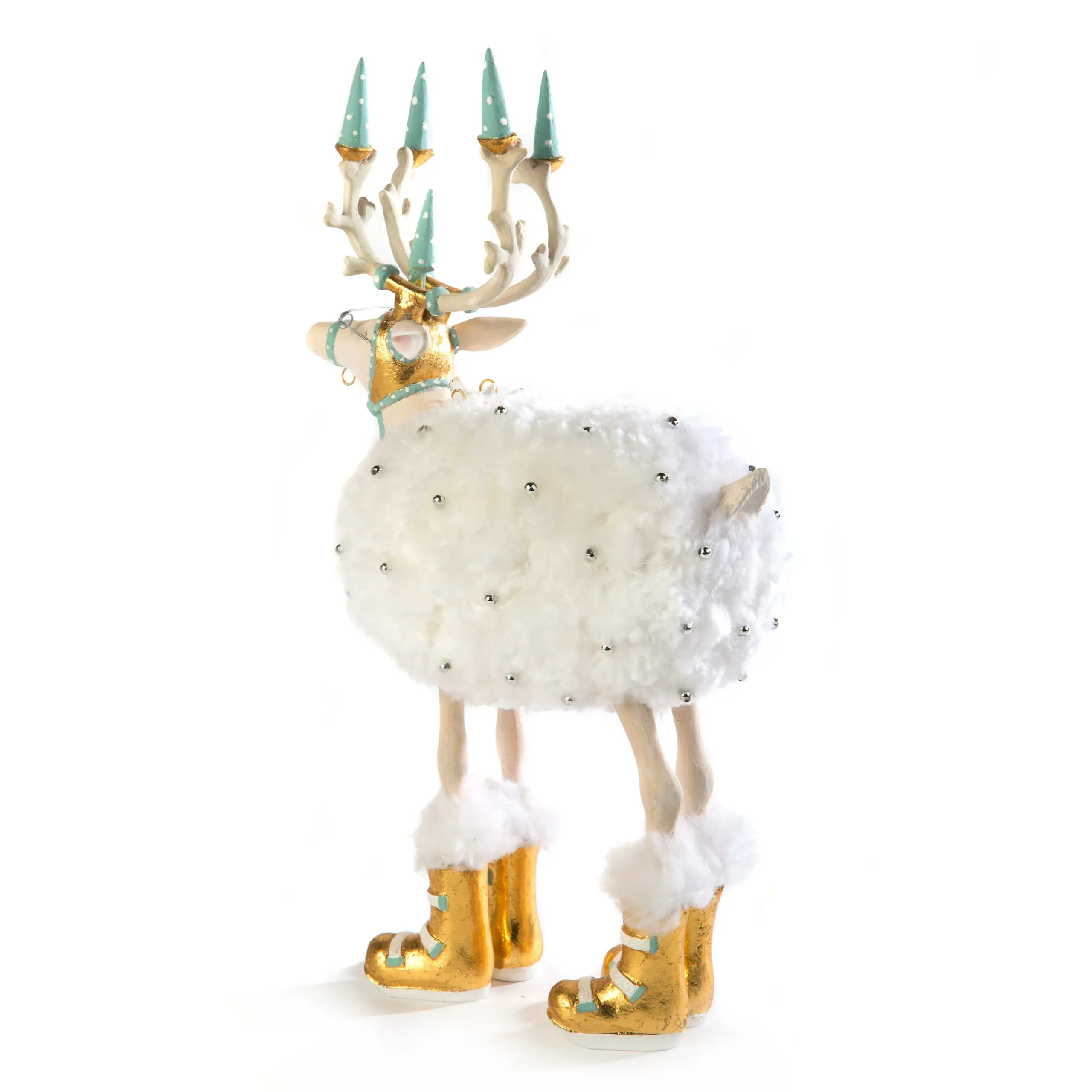 Patience Brewster Moonbeam Blitzen Reindeer Figure|MacKenzie-Childs Best