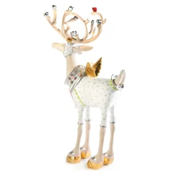 Patience Brewster Moonbeam Cupid Reindeer Figure|MacKenzie-Childs Discount