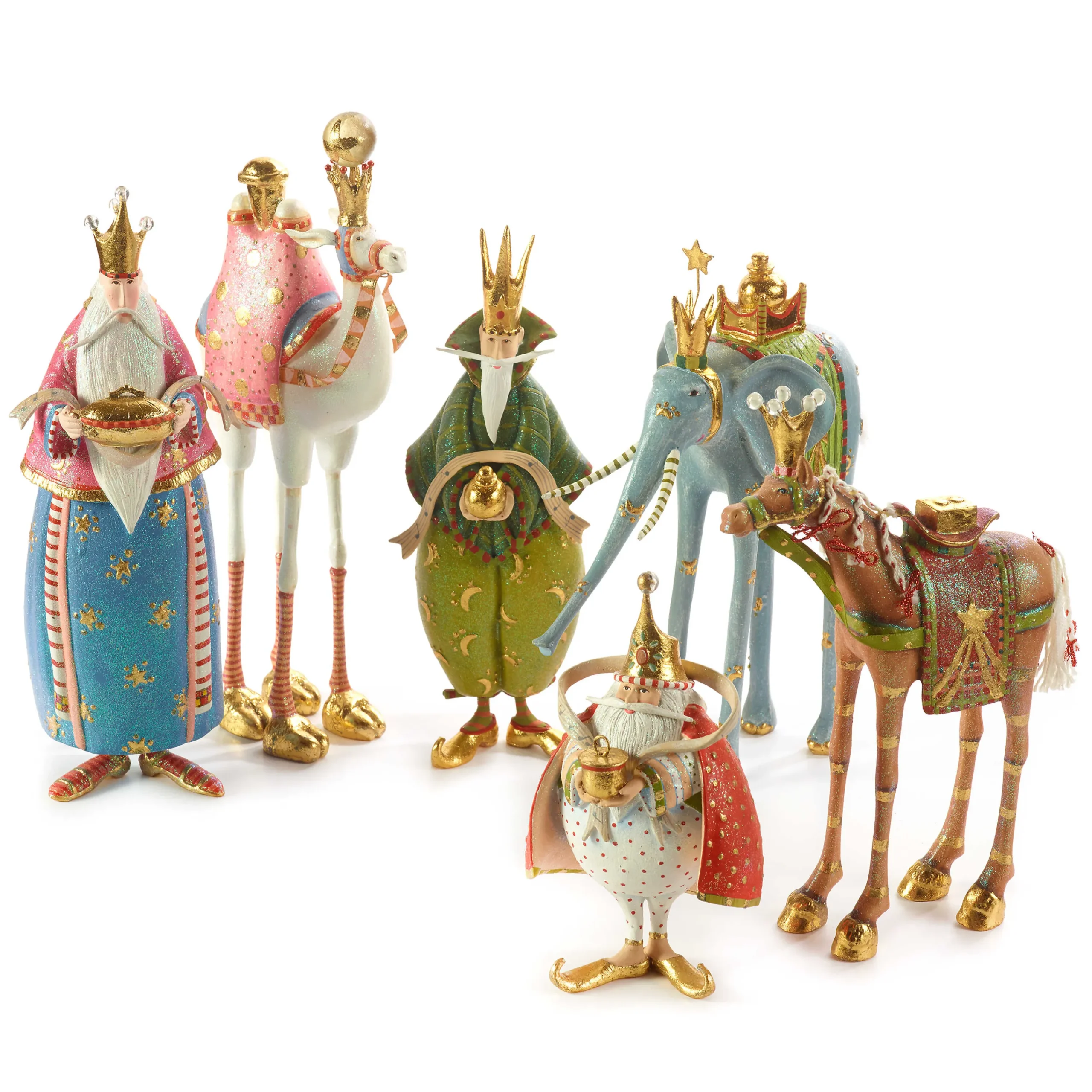 Patience Brewster Nativity Magi Figures|MacKenzie-Childs Clearance