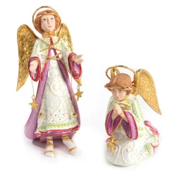 Patience Brewster Nativity Rejoicing Angel Figure|MacKenzie-Childs