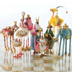 Patience Brewster Nativity World Magi Figures|MacKenzie-Childs Hot