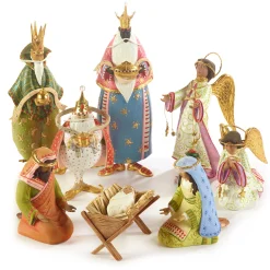 Patience Brewster Nativity World Magi Figures|MacKenzie-Childs Hot