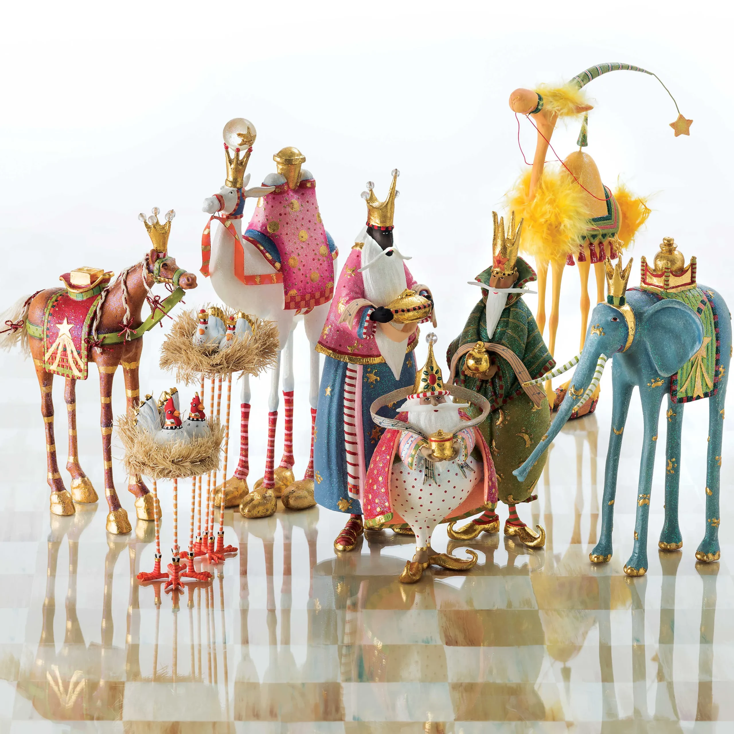 Patience Brewster Nativity Frank The Camel Figure|MacKenzie-Childs New