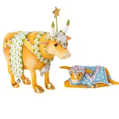 Patience Brewster Nativity Cow & Calf Mini Figures|MacKenzie-Childs Outlet