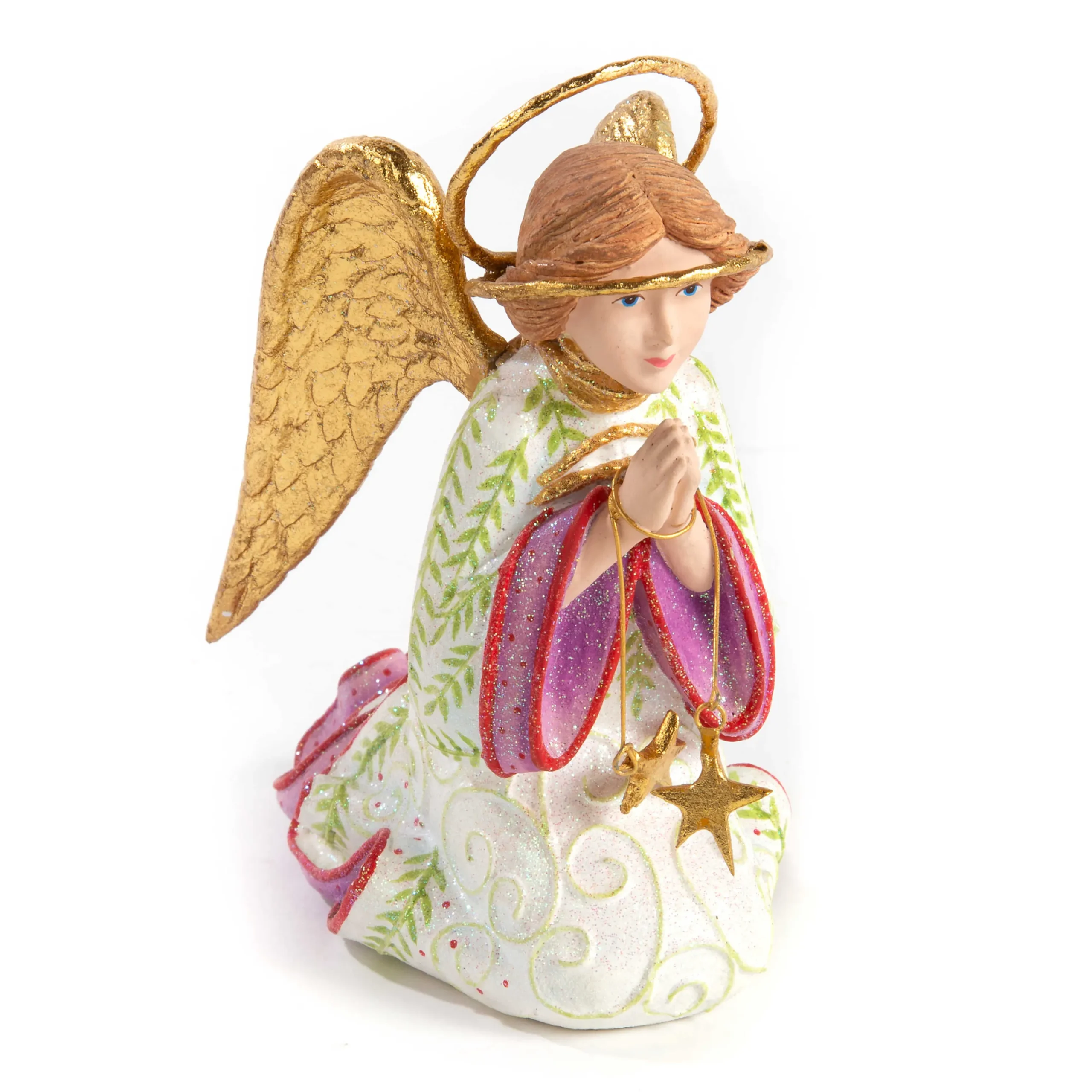 Patience Brewster Nativity Praying Angel Figure|MacKenzie-Childs