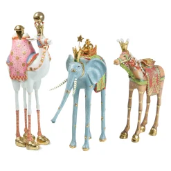 Patience Brewster Nativity Magi Animal Figures-Set Of 3|MacKenzie-Childs Sale