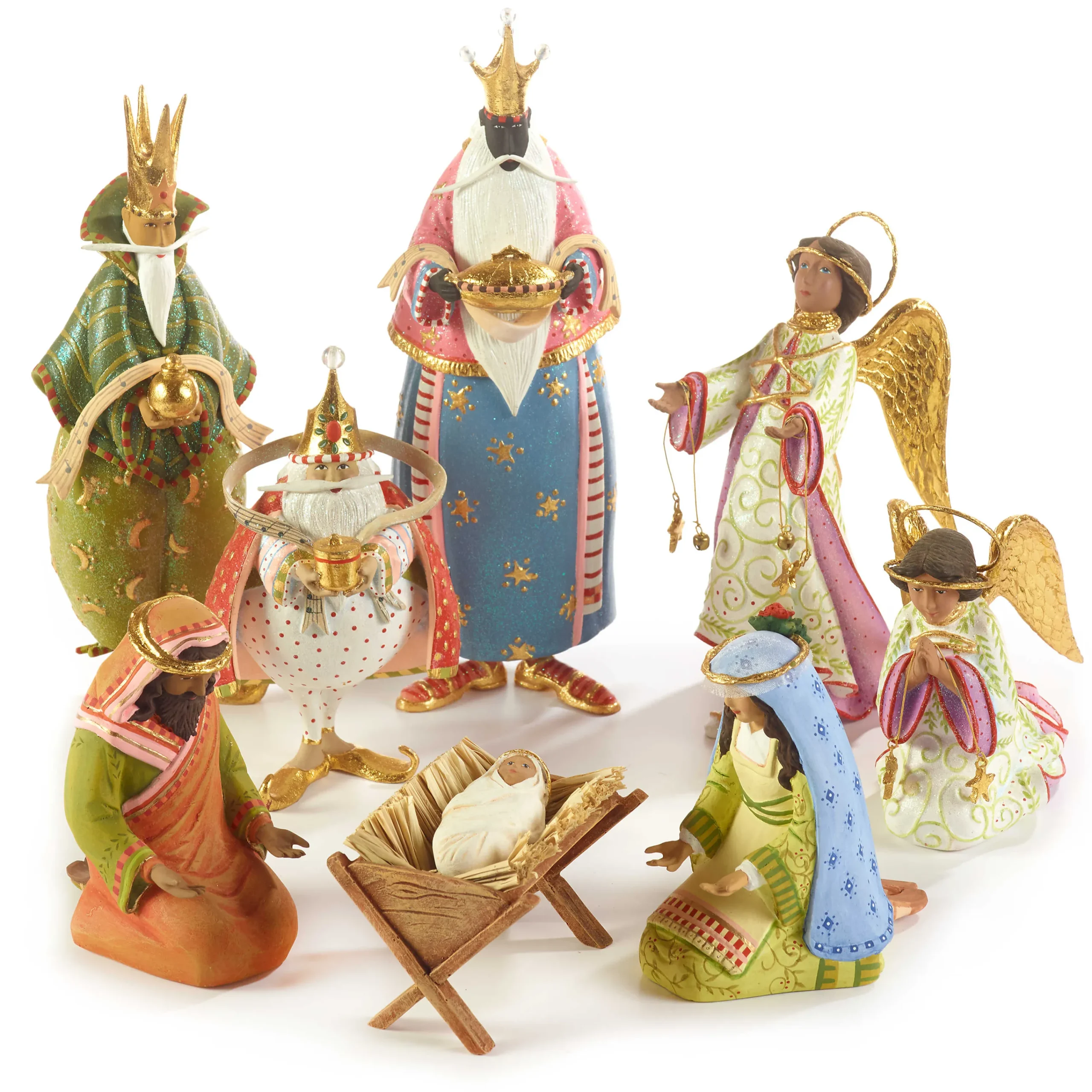 Patience Brewster Nativity World Holy Family Figures|MacKenzie-Childs Discount