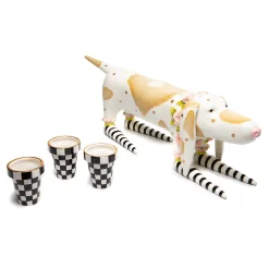 Patience Brewster Rosy Hound Planter|MacKenzie-Childs Clearance