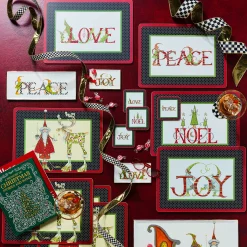 Patience Brewster Season'S Greetings! Cork Back Placemats - Set Of 4|MacKenzie-Childs Discount
