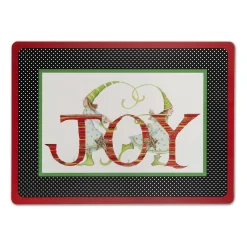 Patience Brewster Season'S Greetings! Cork Back Placemats - Set Of 4|MacKenzie-Childs Discount