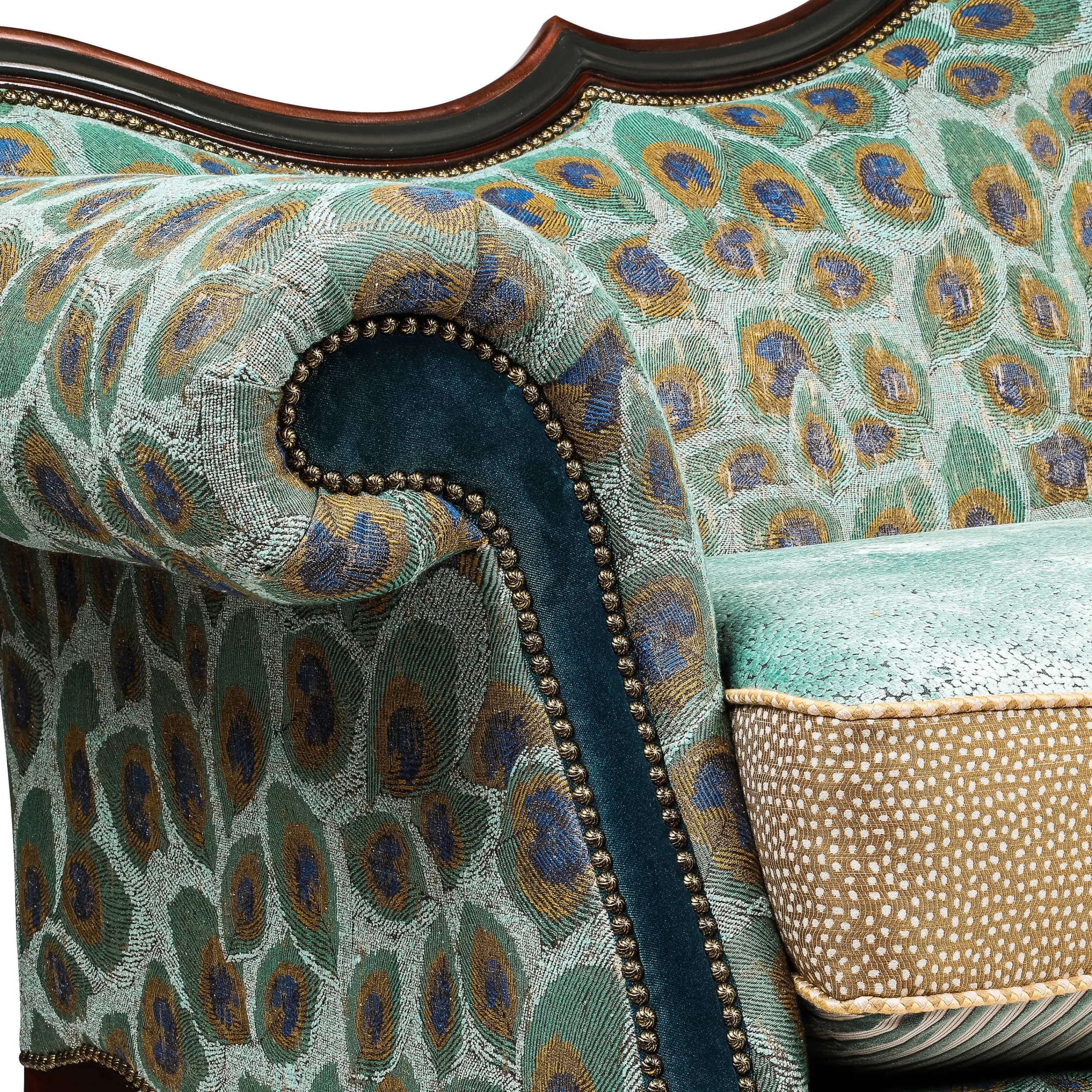 Peacock Sofa|MacKenzie-Childs Clearance