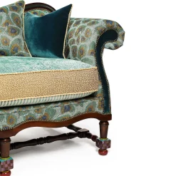 Peacock Sofa|MacKenzie-Childs Clearance