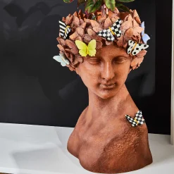 Persephone Bust Planter - Large|MacKenzie-Childs Discount