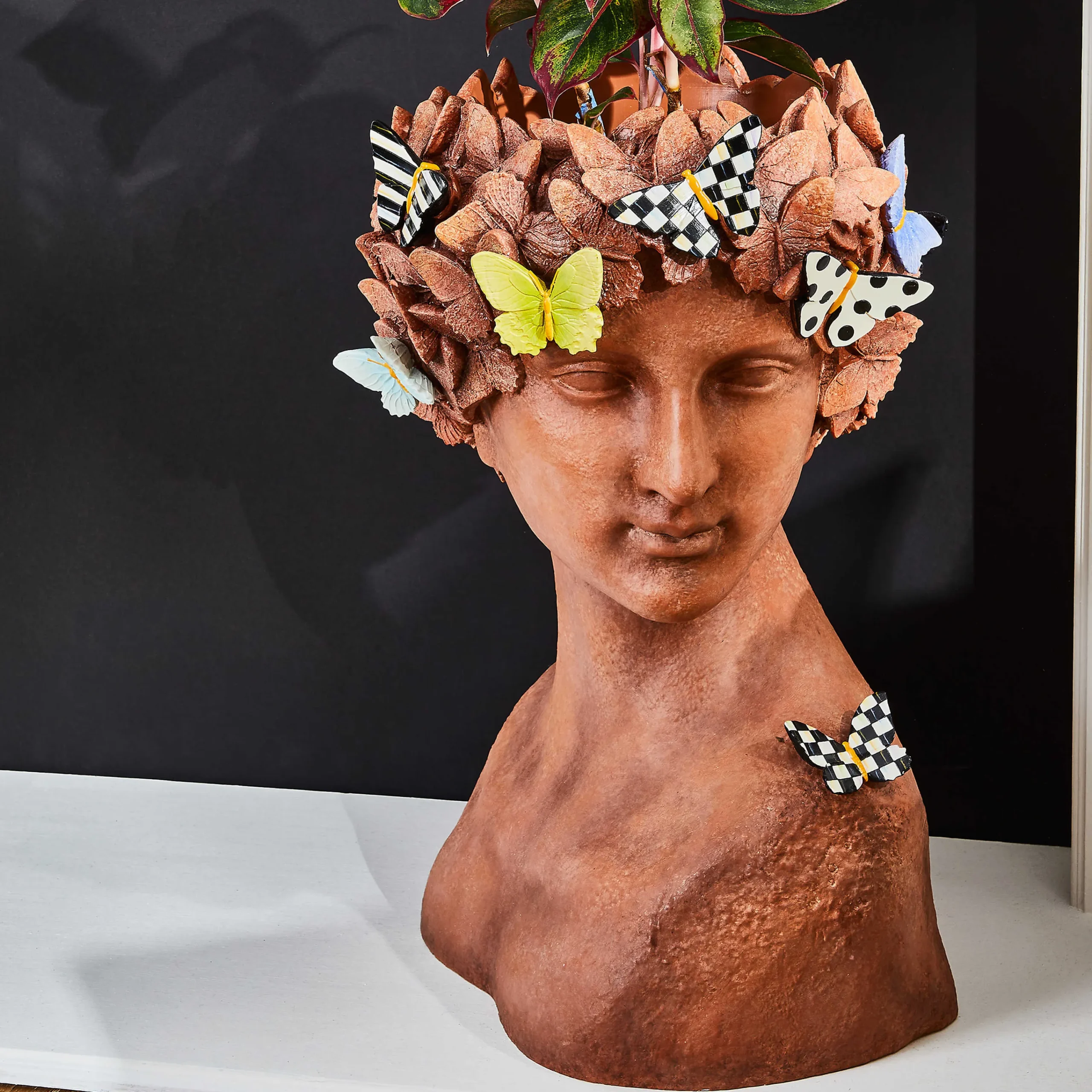 Persephone Bust Planter - Large|MacKenzie-Childs Discount