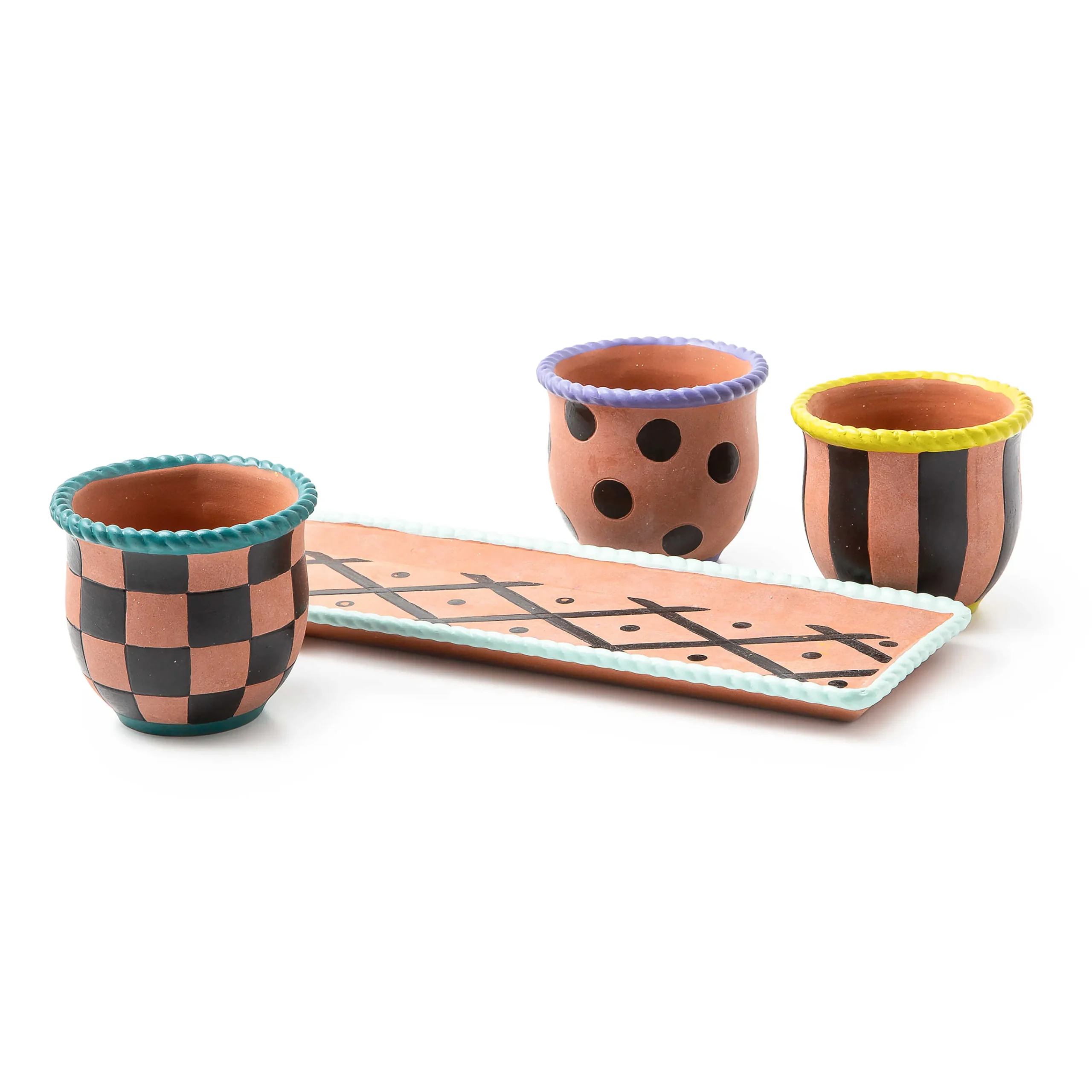 Persephone Herb Pots - Set Of 3|MacKenzie-Childs Discount