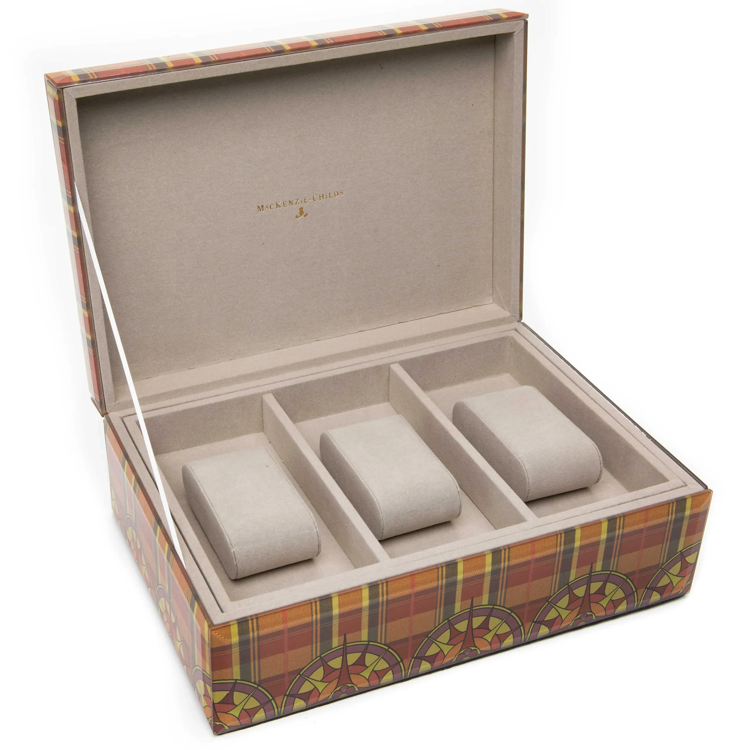 Plaiditudes Men'S Jewelry Box|MacKenzie-Childs Outlet