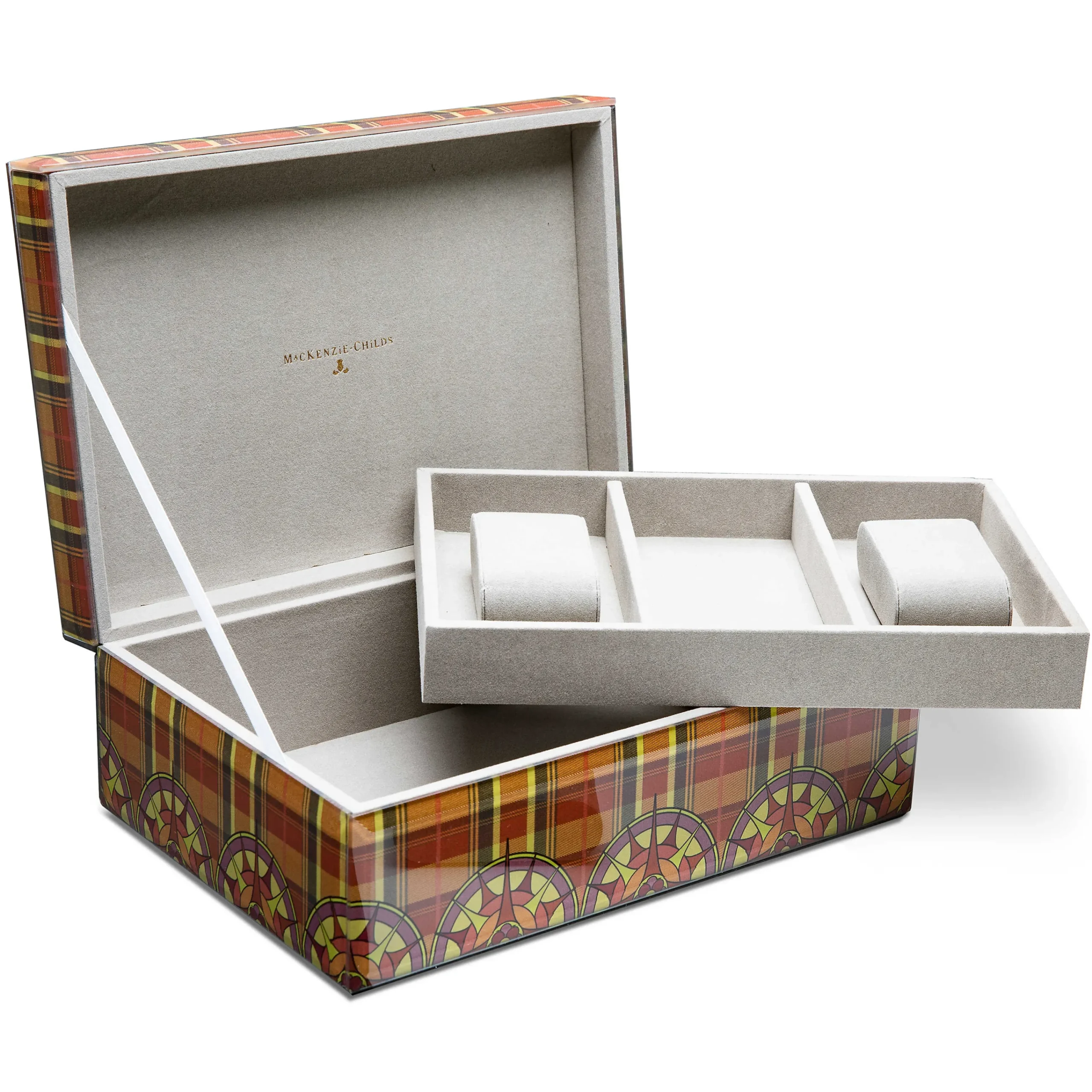 Plaiditudes Men'S Jewelry Box|MacKenzie-Childs Outlet