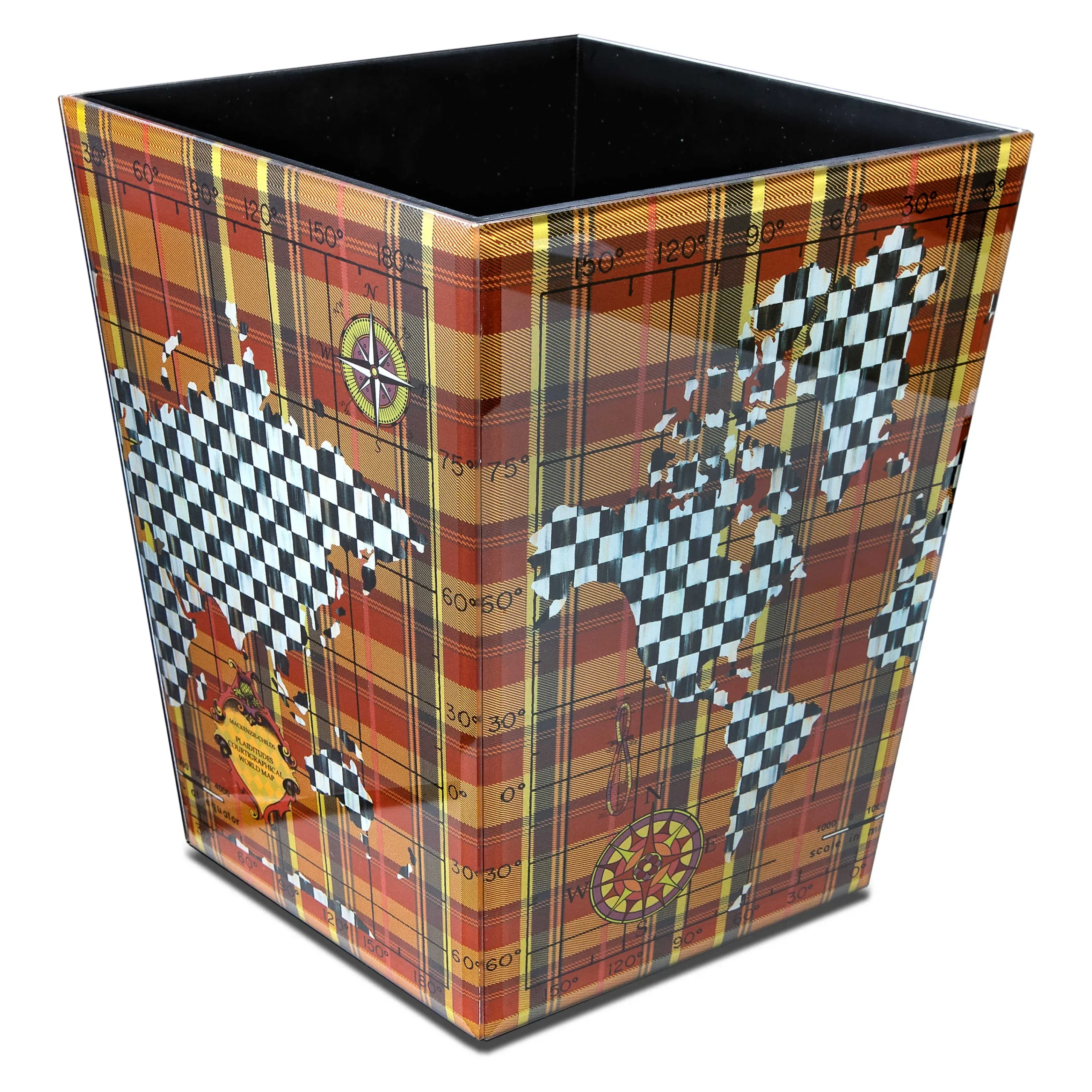 Plaiditudes Waste Bin|MacKenzie-Childs Online