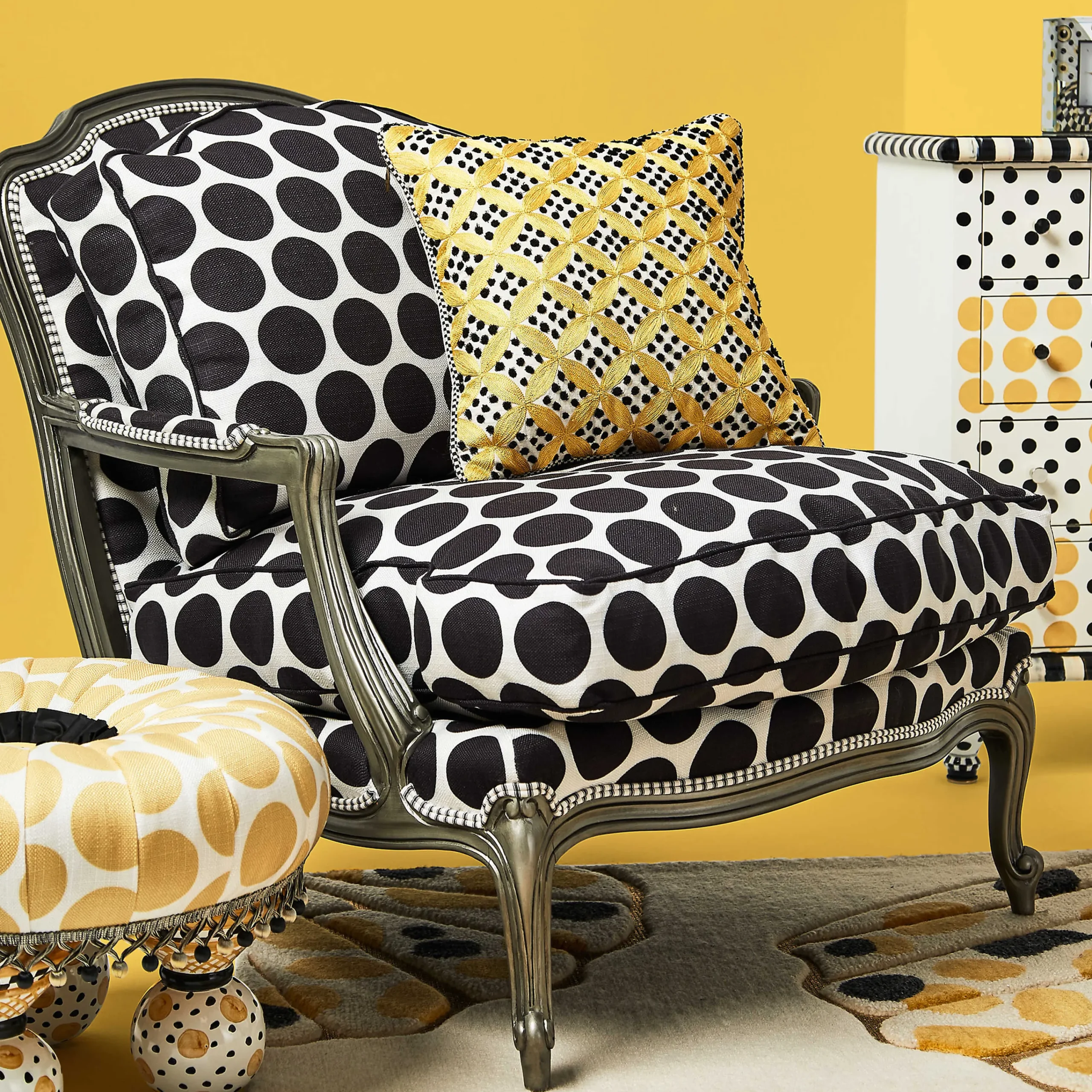 Point Counter Point Pillow|MacKenzie-Childs Hot