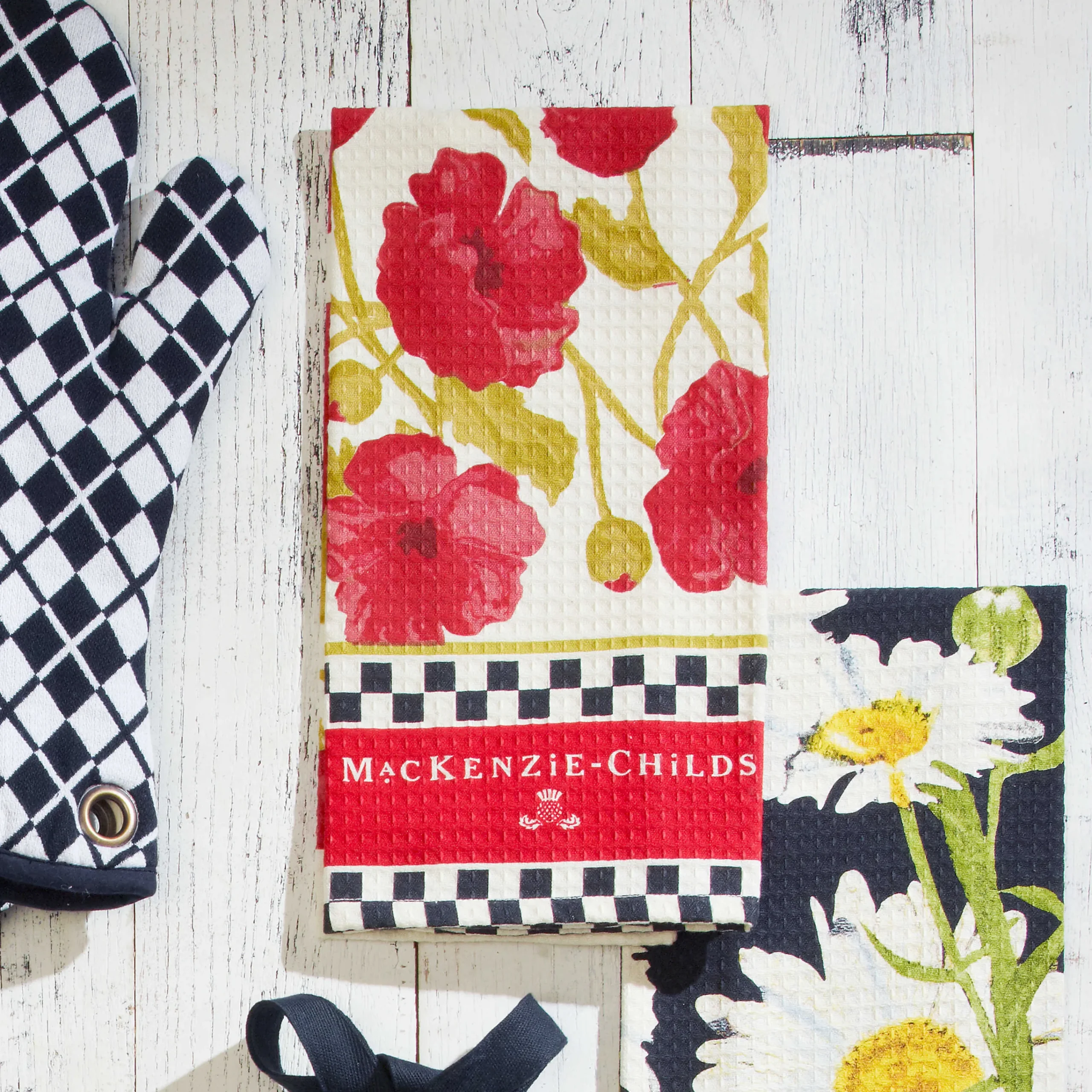 Poppy Dish Towel|MacKenzie-Childs Hot