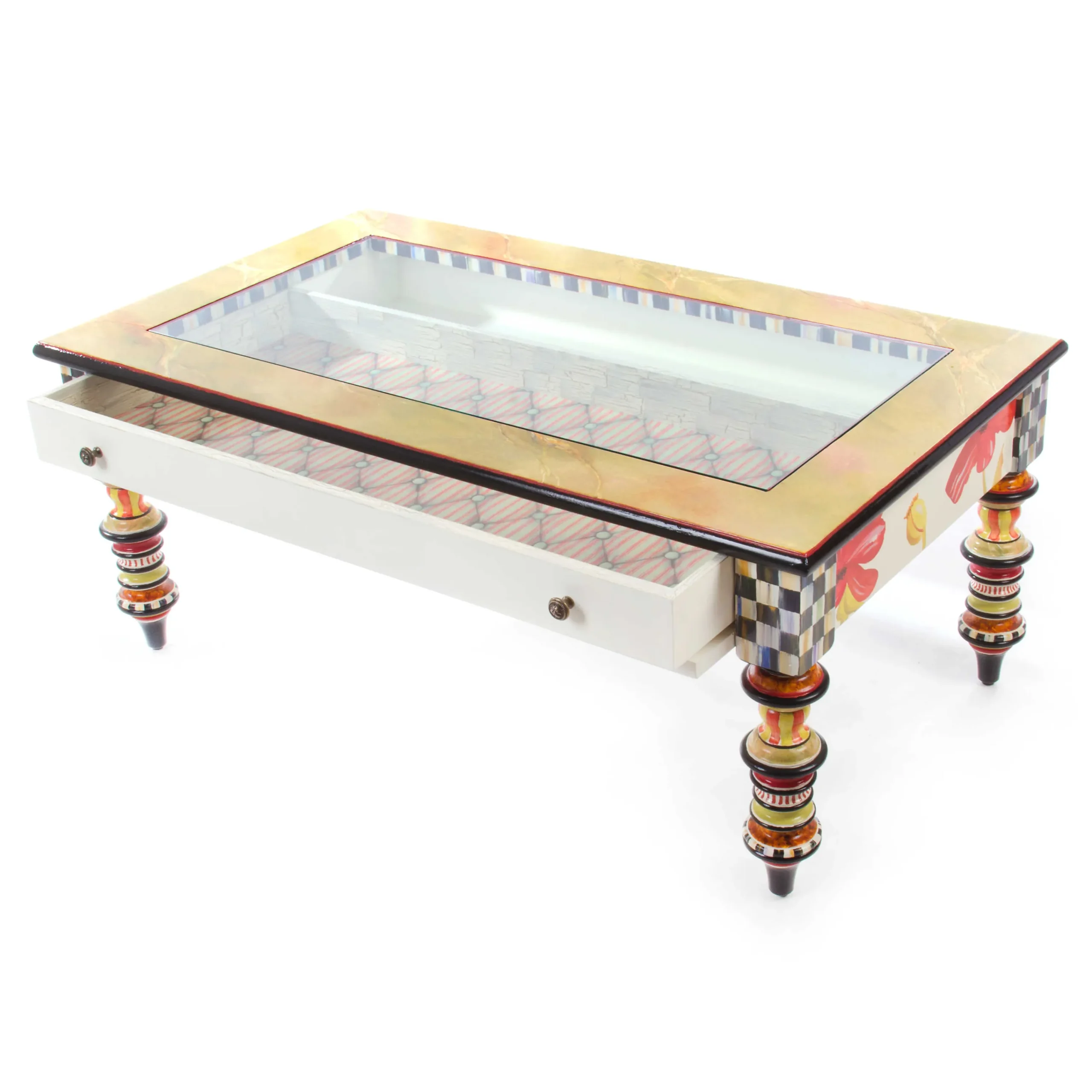 Poppy Keepsake Coffee Table|MacKenzie-Childs New