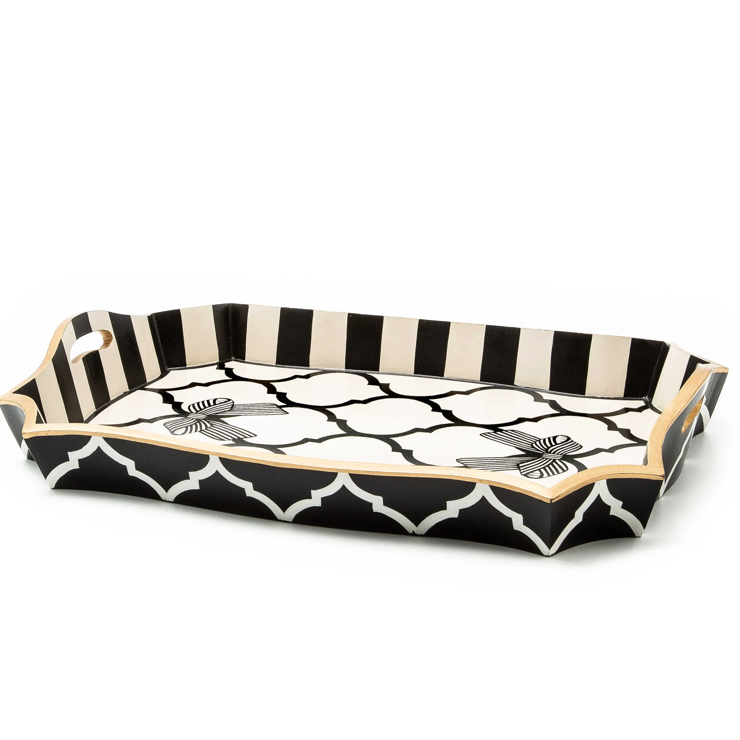 Pretty As A Bow Tray - Large|MacKenzie-Childs Discount