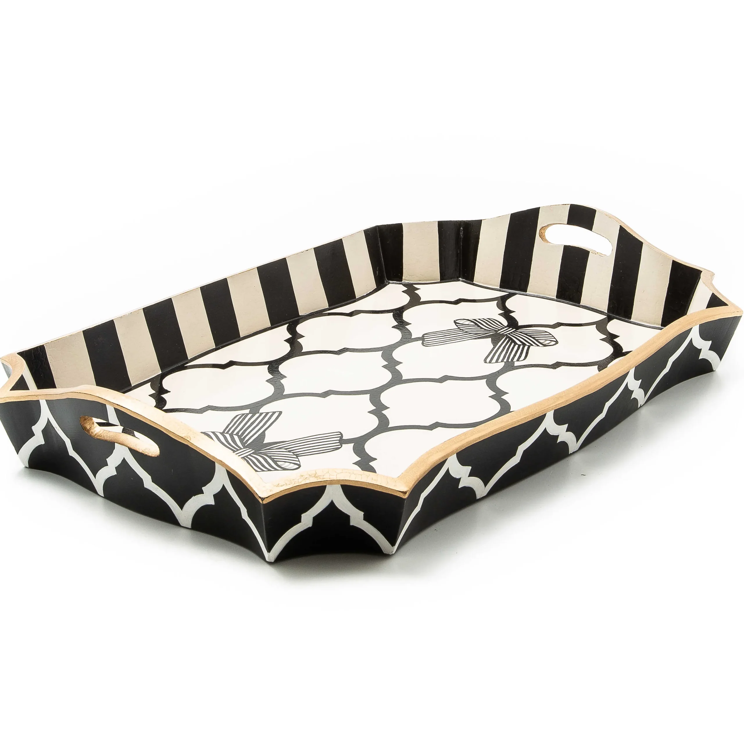 Pretty As A Bow Tray - Large|MacKenzie-Childs Discount