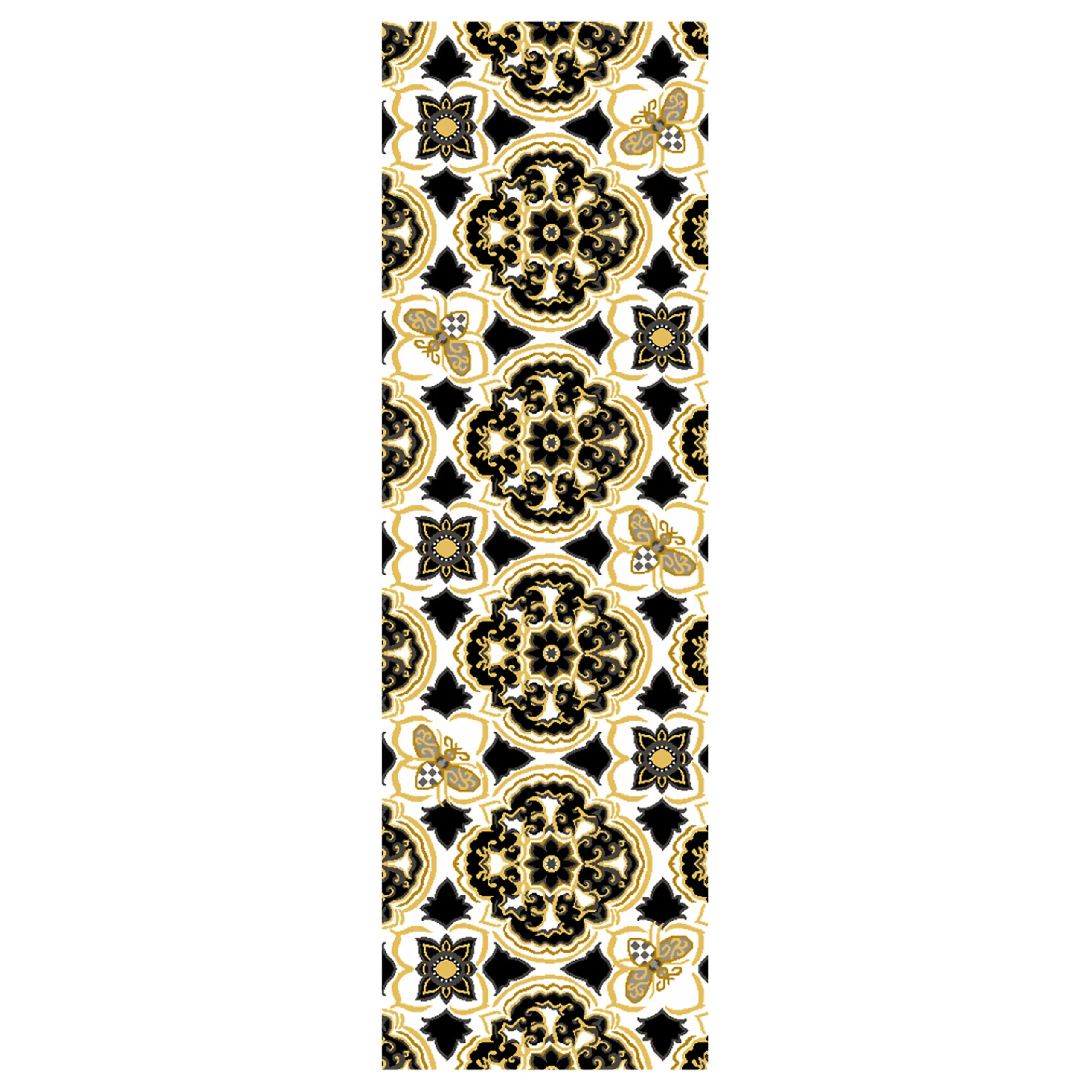 Queen Bee Indoor/Outdoor Rug - 2'6" X 8' Runner|MacKenzie-Childs
