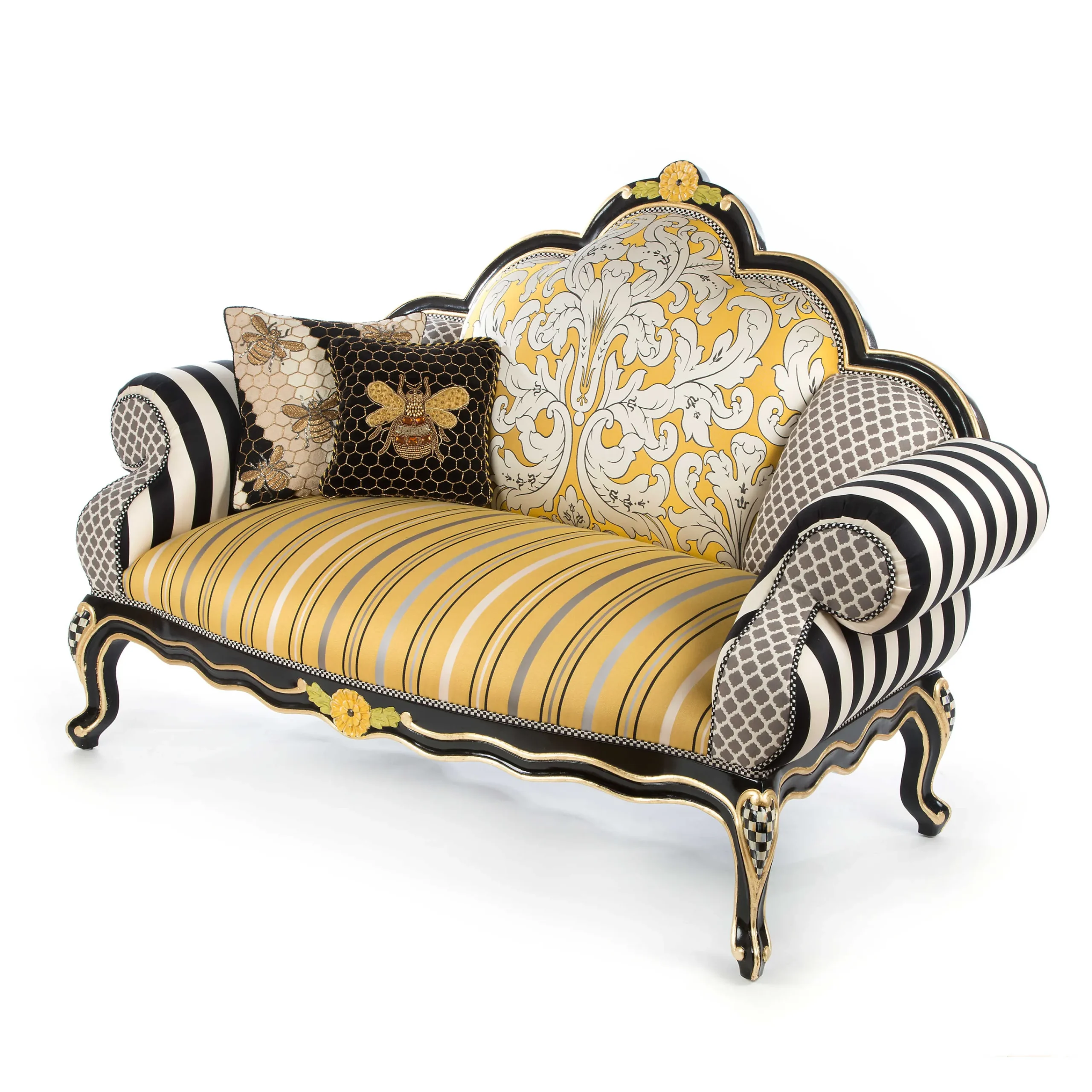 Queen Bee Loveseat|MacKenzie-Childs Clearance