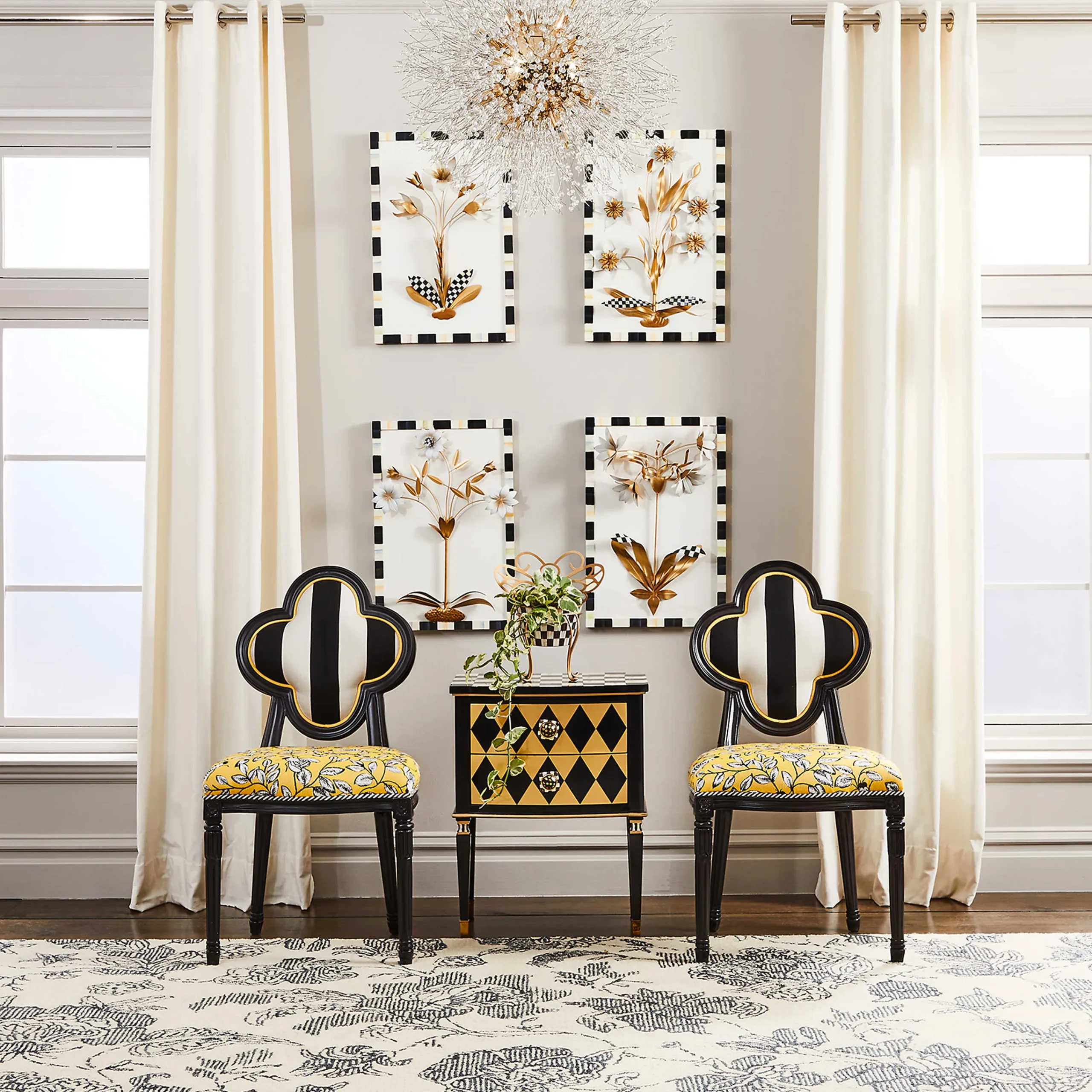 Queen Bee Outdoor Dining Chair|MacKenzie-Childs Best