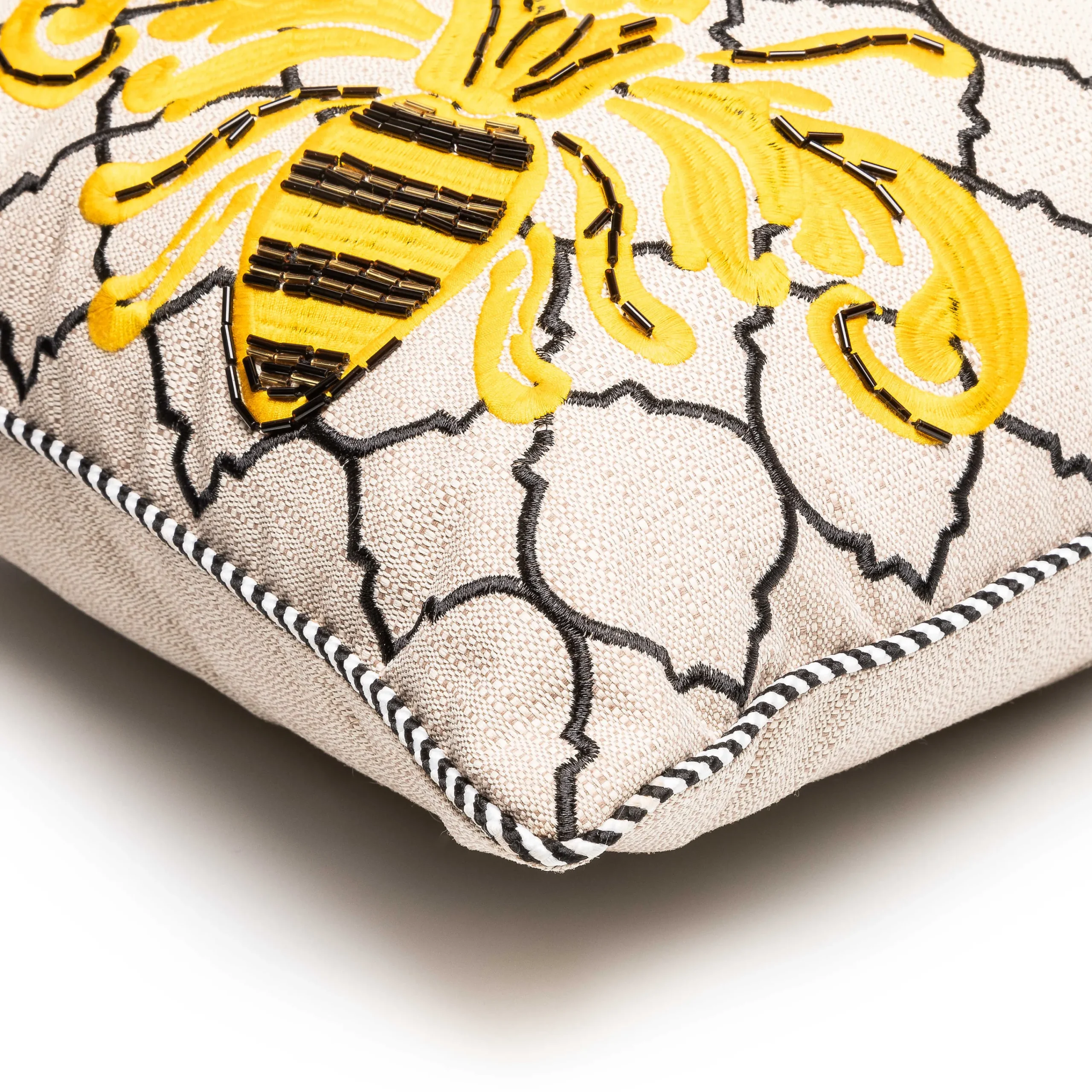 Queen Bee Outdoor Lumbar Pillow|MacKenzie-Childs Clearance