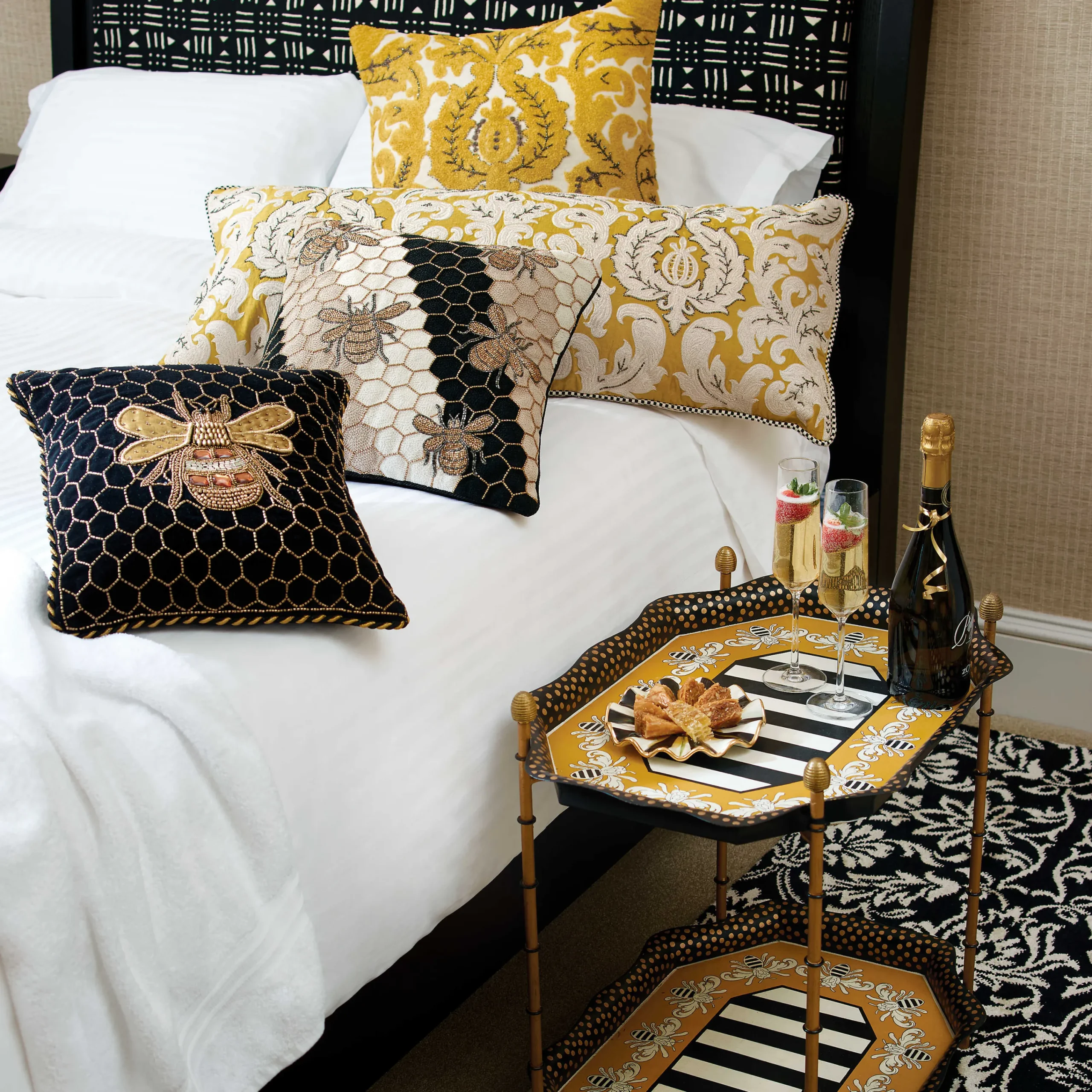 Queen Bee Pillow|MacKenzie-Childs Hot
